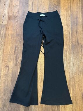 Y2K 2000s low rise flared black pants nwt